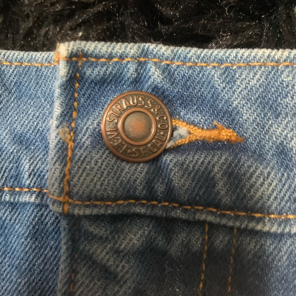 Levi's Orange Tag Denim Skirt - Picture 9 of 10